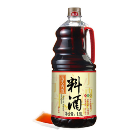 海天古道料酒1.9L*1瓶 大瓶装腌制烹饪陈酿调味酒去腥增鲜调料