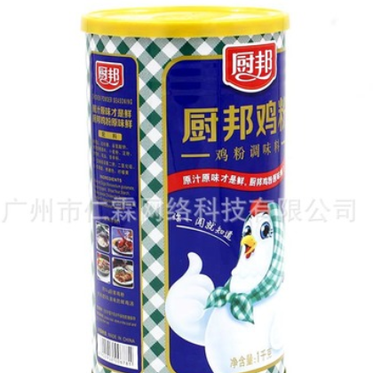厨邦鲜浓鸡粉厨房调料香鲜味鸡汁调味料罐装鸡精粉鲜香1kg*6罐图1