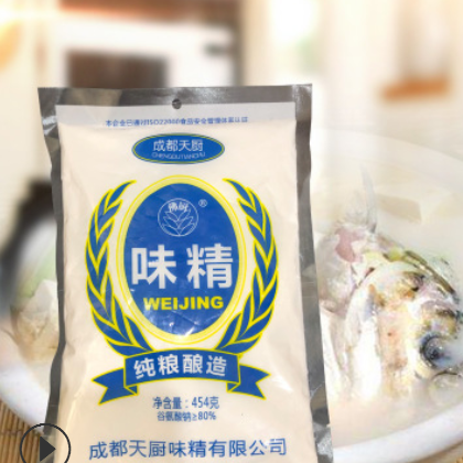 厂家供应成都天厨味精 烹饪炒菜调味提鲜厨房调料454g批发