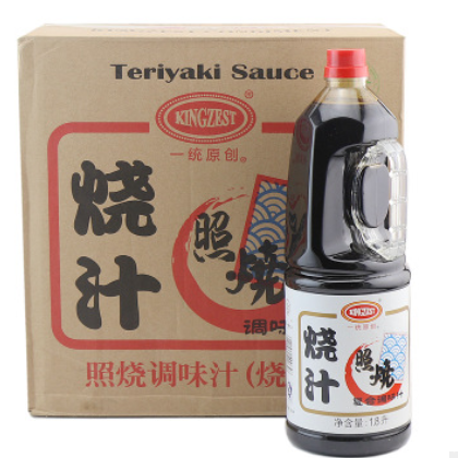 天禾一统原创照烧汁1.8L日式照烧调味汁烤鳗鱼汁烧烤烧汁1.8L*6瓶图3