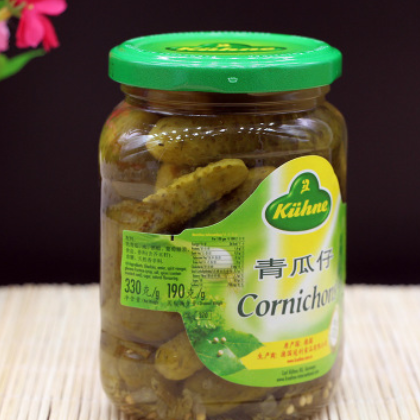 德国进口冠利俄式酸黄瓜670g腌制酸青瓜西餐汉堡沙拉牛排配菜图2
