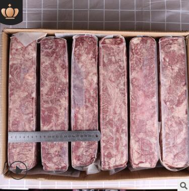 厂家直销新品雪花牛肉生鲜肥牛砖 火锅烧烤料理食材牛肉 冷冻图3