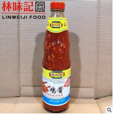 万人迷鸡酱800g 蒜蓉辣椒调味酱泰国风味甜辣酱3瓶