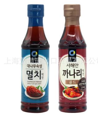 韩国清净园玉筋鱼/鳀鱼鱼露500g瓶装 腌泡菜辣白菜韩式调味料鱼汁图2