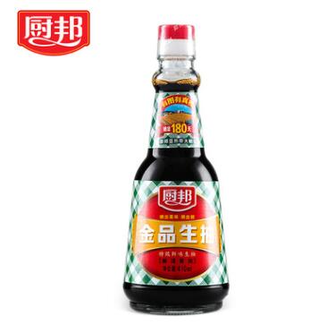 经销厨邦金品生抽 410ml12瓶整箱家用商用酿造酱油炒菜调味品