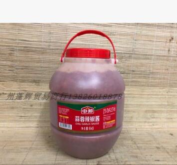 蓬辉供应 中邦蒜蓉辣椒酱6kg 甜辣适中牛腩专用 广东辣椒酱调味品图3