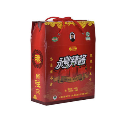 湖南特产 永丰辣椒酱 环保瓶800g礼盒装图2