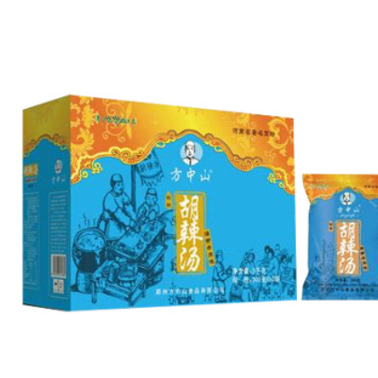 方中山胡辣汤料海带牛肉味300g*10袋手提礼盒 河南逍遥镇胡辣汤图2