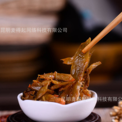 栗树园腊腌菜80g 云南腾冲特产 特色小吃 酸菜 酱菜 下饭菜批发图2