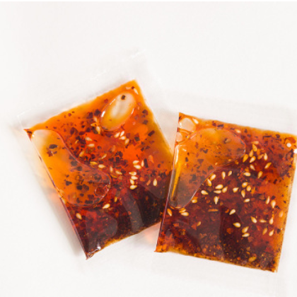 辣椒调味油包 大量订制调味包干撒料辣油包菜包等复合调味料图2