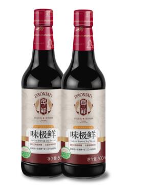 【中华老字号】灯塔味极鲜酱油500ML 家用 炒菜凉拌特级生抽酱油