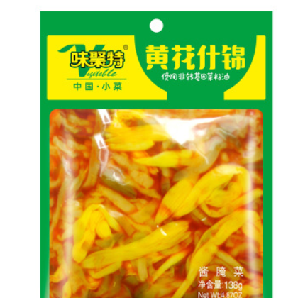 味聚特138g大袋装咸菜口口脆榨菜四川特产下饭菜爽脆泡菜自制小菜图3