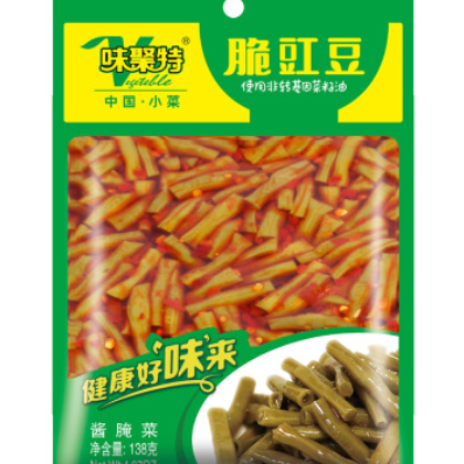 味聚特138g大袋装咸菜口口脆榨菜四川特产下饭菜爽脆泡菜自制小菜图2