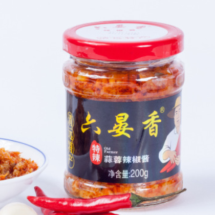 自制农家味下饭菜 200克/瓶自制拌饭蒜蓉辣椒酱 厂家批发香辣椒酱图2