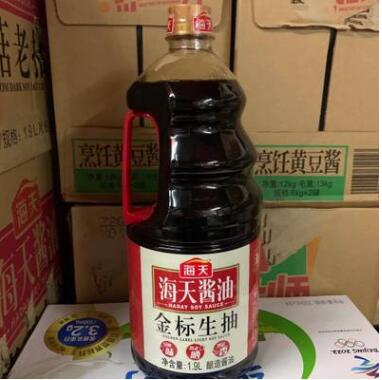 1.9L海天金标酱油 酿造酱油 餐饮专用 厨师首选