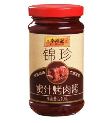 李锦记锦珍蜜汁烤肉酱210g*12瓶 蜂蜜调味烧烤烧肉 腌肉炒菜