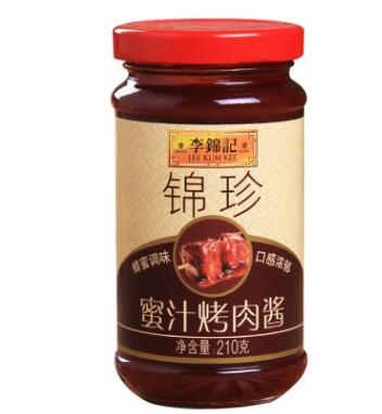 李锦记锦珍蜜汁烤肉酱210g*12瓶 蜂蜜调味烧烤烧肉 腌肉炒菜图2