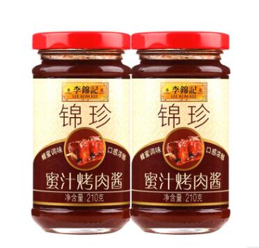 李锦记锦珍蜜汁烤肉酱210g*12瓶 蜂蜜调味烧烤烧肉 腌肉炒菜图3