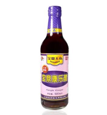 上海宝鼎天鱼康乐醋500ml*12瓶整箱虾蟹醋蒸饺蘸醋凉拌醋炒菜食醋