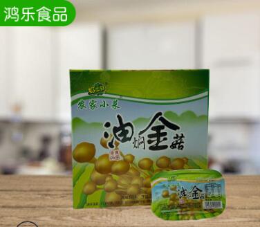 好菜郎油焖金针菇170g*12盒 农家小菜下饭菜凉菜油焖金菇整箱图2