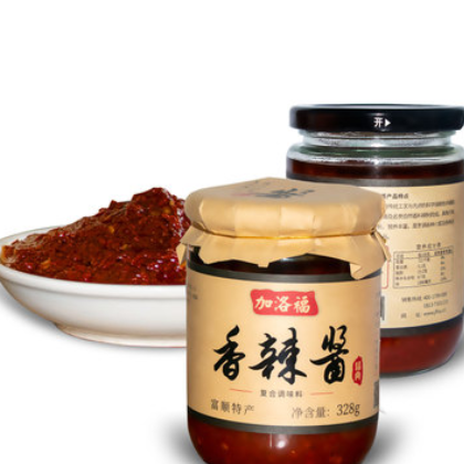 加洛福香辣酱328g*24瓶复合调味料蘸料直销批发图3