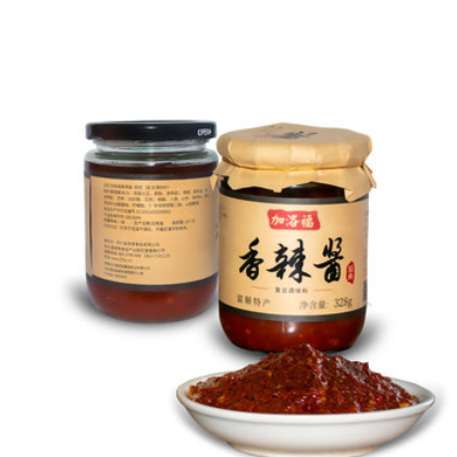 加洛福香辣酱328g*24瓶复合调味料蘸料直销批发图2