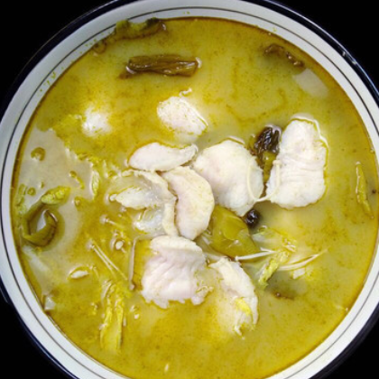 厂家直销调味料商用1kg 颜色金黄口感丰富金汤风味酸菜鱼调料图3