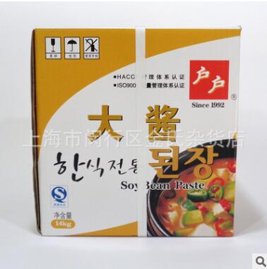 家用韩式调味户户大酱 黄豆豆瓣蘸酱料 韩国料理大酱图3