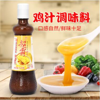 超霸世家 鸡汁520g*6瓶 炒菜火锅浓汤 煲汤 鸡汤面 超霸世家炖制