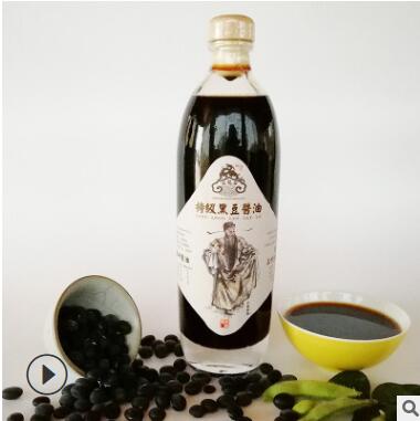 九龙口风清瓶黑豆酱油 口感醇香清爽 传承工艺手法 自然鲜美图3
