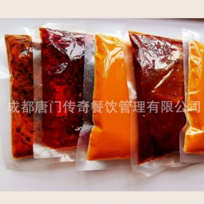 商用旋转小火锅一人份50克麻辣菌汤番茄多口味餐饮商用底料批发图2