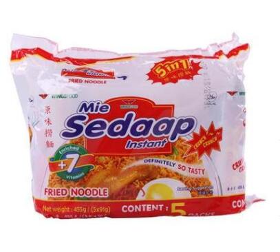 印度尼西亚进口方便面 Sedaap/喜达牌原味捞面88g*40包/箱