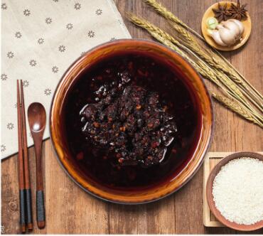 华阳牌牛肉酱210g*20瓶香辣豆豉牛肉酱拌面拌饭下饭菜夹馍酱图3