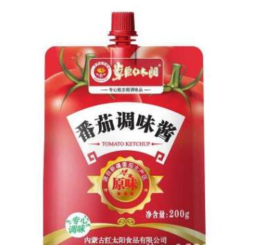 草原红太阳番茄沙司200g 番茄酱蘸食面包 薯条等食品图2