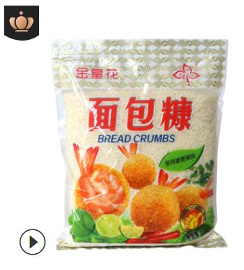 金皇花面包糠1kg 金黄色脆皮炸鸡裹粉烘焙原料油炸调料调味品批发图2