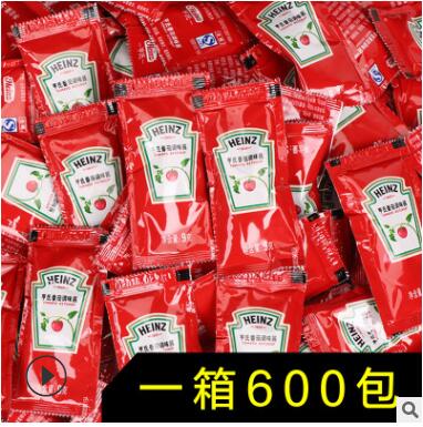 亨氏番茄酱9g*600包小包装调味品KFC薯条炸鸡翅外卖调味酱料批发