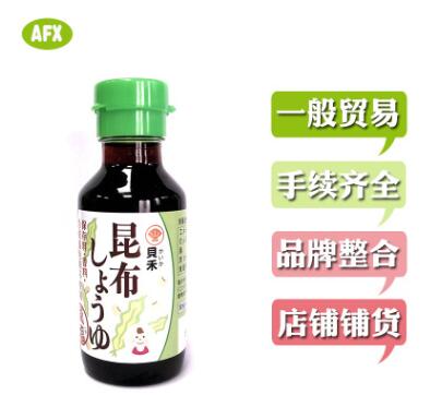 日本贝禾昆布酱油 宝宝儿童海带低盐酱油 辅食调味品无添加 100g