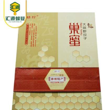 云南蜂蜜 新鲜蜂巢蜜 蜂窝 嚼着吃的蜂蜜40g*8瓶 礼盒装厂家批发