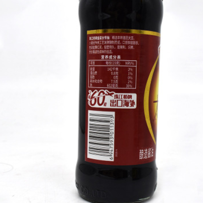 珠江桥金装太爷抽500ml*12瓶 上色佳品 腌制 焖煮 烹炒酿造酱油图3