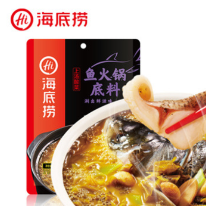海底捞上汤酸菜鱼火锅底料老坛酸菜鱼佐料汤家用多用美味调料220g图3