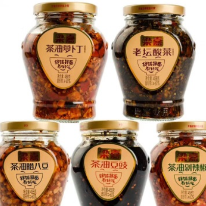 梁嘉茶油豆豉剁辣椒458g湖南特产剁椒鱼头浏阳剁椒湘菜调料下饭菜图3