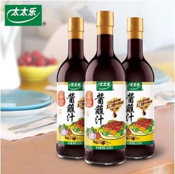 太太乐宴会酱蘸汁623ml*12瓶 红烧酱油调味品 厨房调味