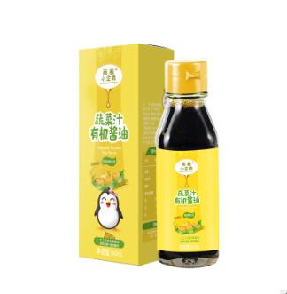 南极小企鹅 儿童有机酱油 昆布原味蔬菜汁 调味料 辅食搭档 160ml图3