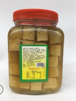 罗氏白味豆腐乳2.1kg.6瓶餐饮专用下饭菜豆腐乳瓶装图2