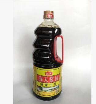 海天鲜味生抽酱油1.9l.6桶炒菜提鲜饭店家庭调味图2