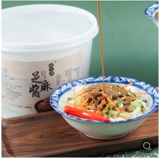 纯芝麻酱调味酱拌凉菜拌面酱火锅蘸料5kg10kg餐饮商用白芝麻酱图3