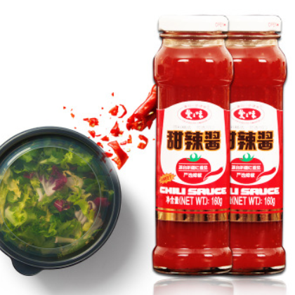 【厂家直供】爱之味酸辣酱160g风味酸辣酱烧烤酱料火锅蘸料图3