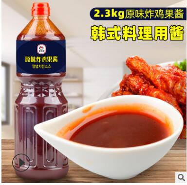 韩味乐芥末酱炸鸡果酱2.3kg汉堡餐饮用韩式甜辣口味果酱偏甜微辣图2