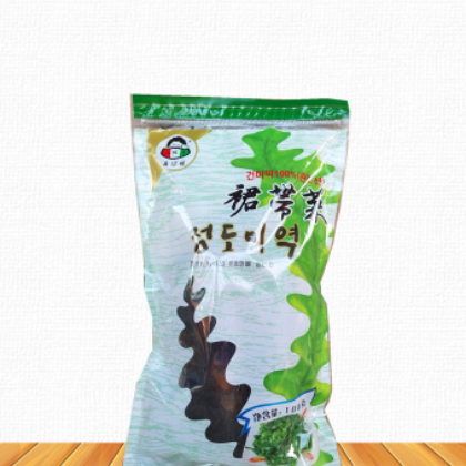 包邮小伙子海带整箱24袋100g韩式裙带菜 韩国海带汤 薄海带丝干货图2