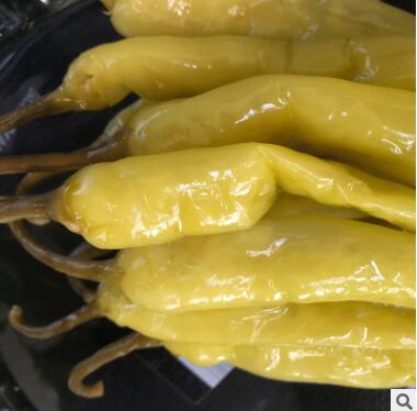 广西批发5斤/袋辣椒腌制酸辣椒白辣椒泡椒泡凤爪餐饮炒菜调味真空图3